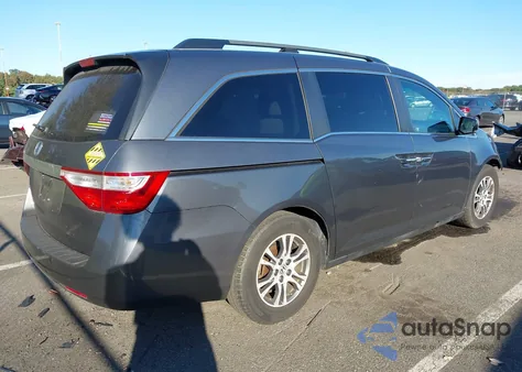 2011 Honda Odyssey Ex-L from USA, damaged, VIN 5FNRL5H60BB053354